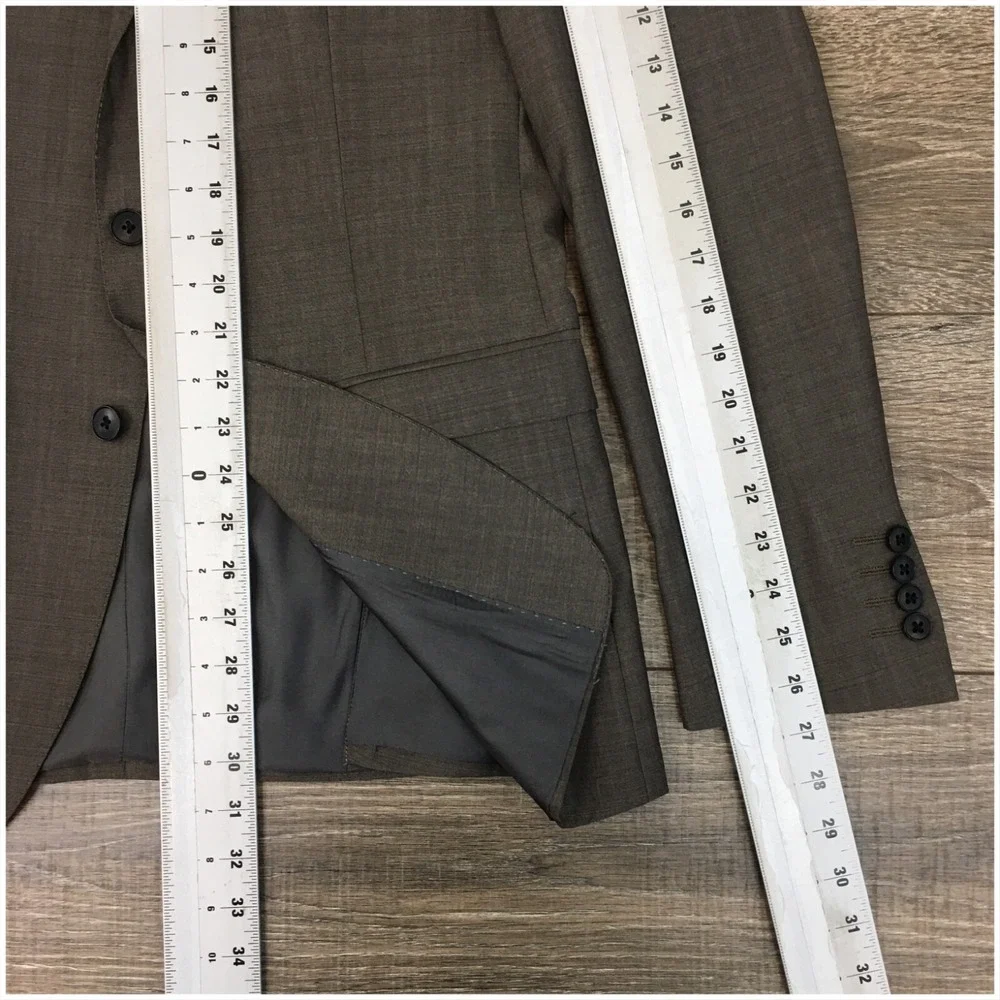 Ben‎ Sherman Mens Blazer Sport Coat Casual Jacket Size 40L Two Button Wool Suits